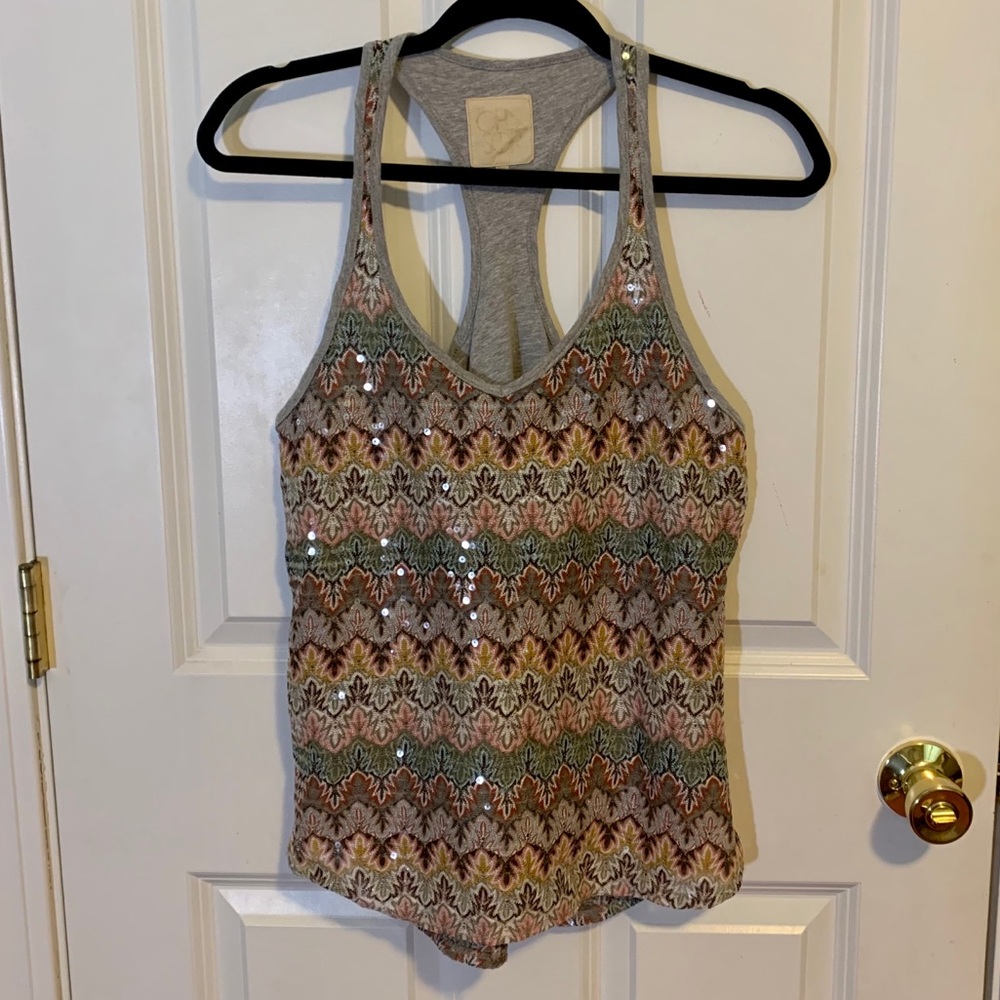 Sparkly tank top